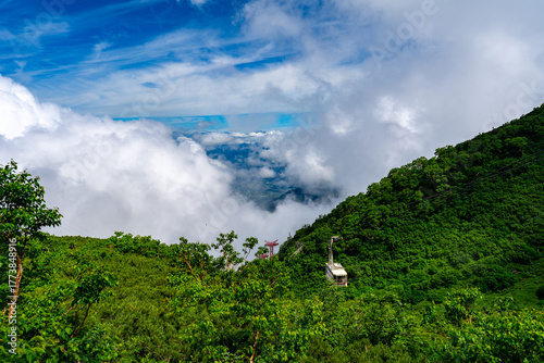 8月の千畳敷カールの風景