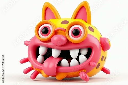 funny monster cartoon