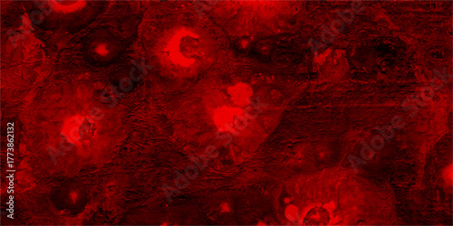 Abstract black and red fantasy watercolor background abstract fire flame grunge texture background . Realistic red background. Graphic design element grainy wall style concept for banner, flyer, poste