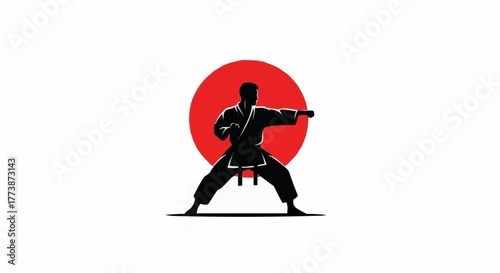 silhouette of a woman with red ribbon