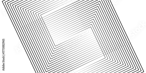 3D white geometric abstract background overlap layer on bright space with rounded rhomb effect decoration