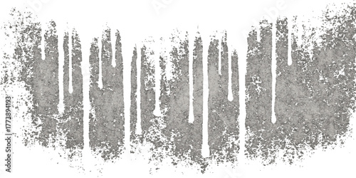 Abstract vector grunge background featuring a cold, frosty winter forest scene with snow-covered pine and birch trees