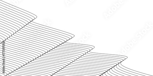 Vector design illustration of a roll of paper and a blue paper clip isolated on a white background