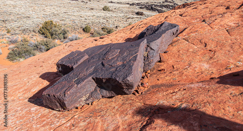 Arrow Rock in Snow Canyon 