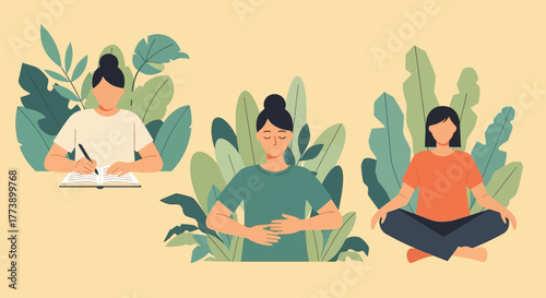 vector illustration of hands holding hands