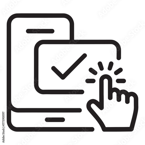 Collection of modern silhouette icons representing financial transactions and payment methods