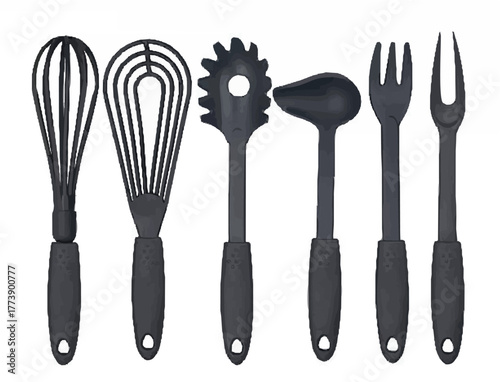 Kitchen utensil collection.eps