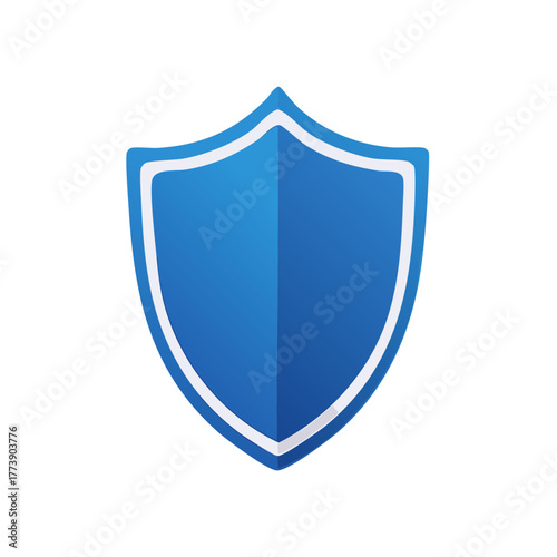 Modern blue shield emblem for protection and security concepts Free Download Modern blue shield emblem for protection and security concepts - GFXLoad