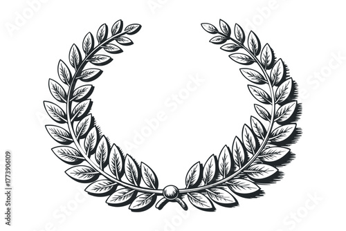 Laurel Wreath Symbol of Achievement and Victory