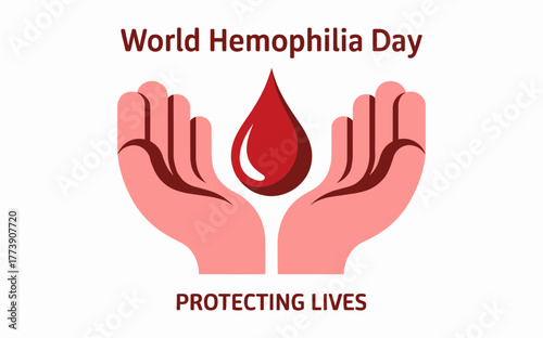 Celebrating World Hemophilia Day An Important Reminder of Blood Disorders and Protecting Lives Worldwide Illustration
