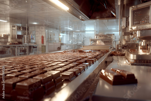Industrial Chocolate Production Line interior