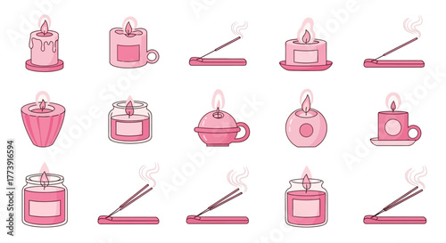 Aromatic Relaxation - Candles and Incense for Serene Moments.