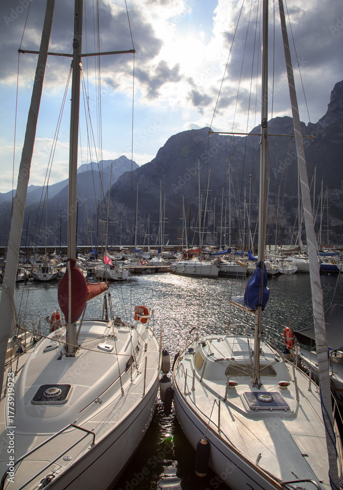 Fototapeta premium Porto San Nicló, Riva del Garda
