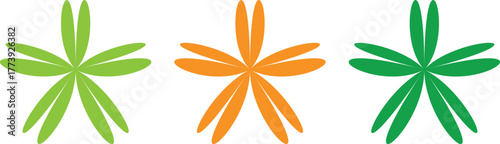 Hand-Drawn Flower Vector Collection — Unique Floral Art Design with Colorful Petals, Geometric Accents, and Vintage Decoration Motifs