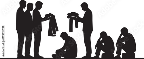 Diverse team engaged in a business meeting with presentation board and laptops symbolizing collaboration