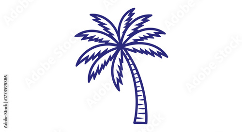 Illustration of a palm tree