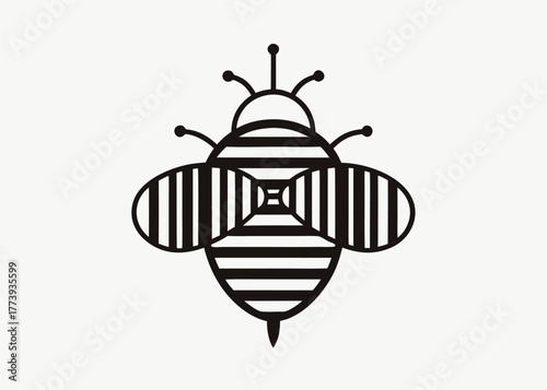 Striped bee
