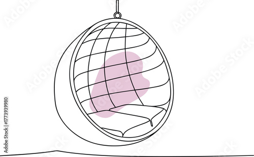 Hanging egg chair with cushion hanging chair furniture