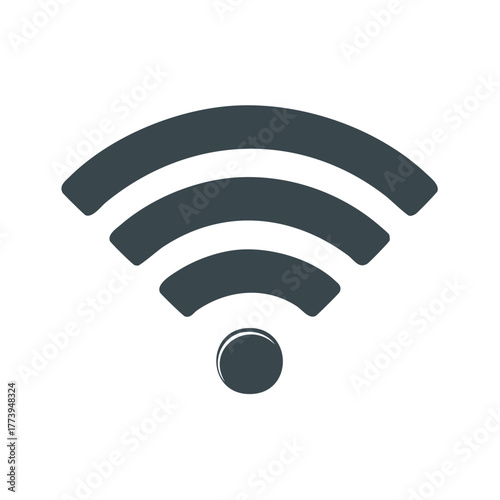 Wifi wireless symbol illustration. Internet connection, wifi sign or icon.
