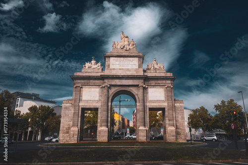 Vista de la puerta de Toledo 