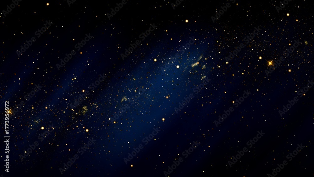 custom made wallpaper toronto digitalStarry night sky with stars, a dark blue starfield of light and dust in the milky galaxy