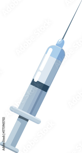 Syringe containing vaccine for preventing diseases, promoting health and well being