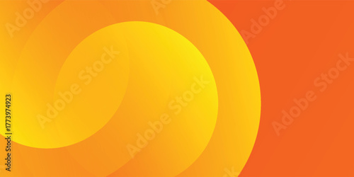 Abstract orange background with circles. Eps 10 vector