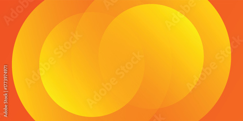 Abstract orange background with circles. EPS 10