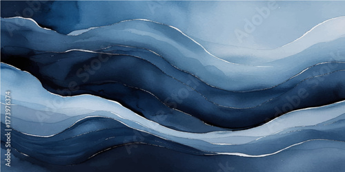 Blue glacial ice and cold water on an Icelandic beach under a bright winter sky