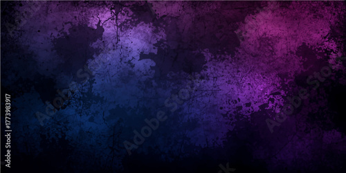 Abstract grunge texture background: old, dark, purple, textured wall with a distressed, rusty metal pattern