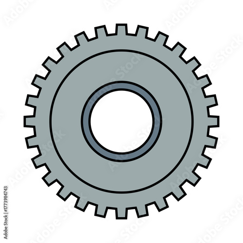 gear icon vector illustration