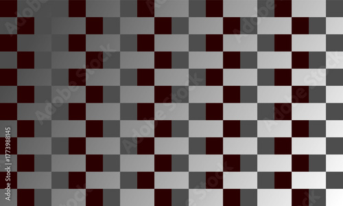 black and gray checkered tablecloth, square block pattern checkerboard, vertical column strip style, replete image design for fabric printing, gradient