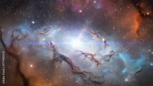 Mesmerizing Deep Space Nebula Visuals: 4K Galaxy Exploration