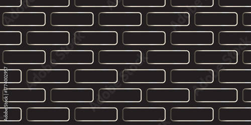 brick wall texture and solid bricks seamless pattern background.	