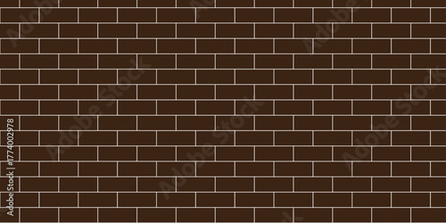 brick wall texture and solid bricks seamless pattern background.	