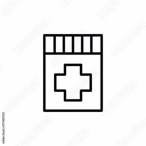 pills jar icon sign vector