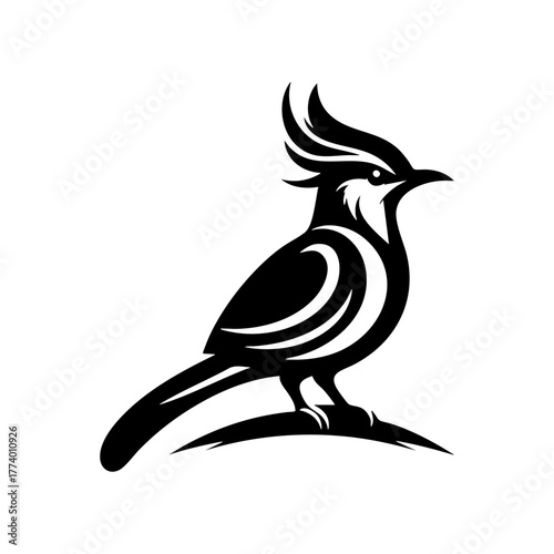 Simple black silhouette of a beetle insect