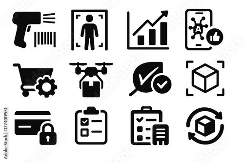 Product points symbol vector return shopping ai sustainable icon loyalty recommendation screen