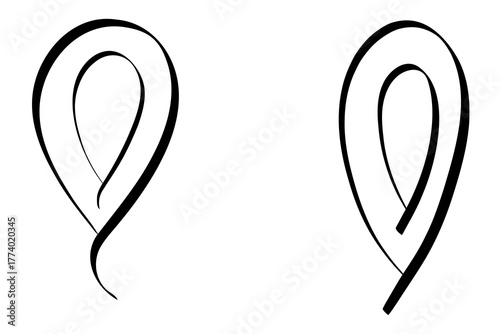 Set of Minimal Map Pin Icons – Elegant Black Location Markers