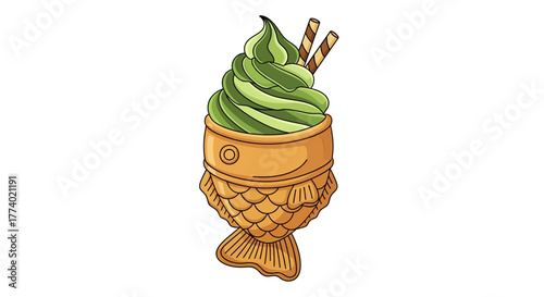 Vector25677 cartoon dessert food