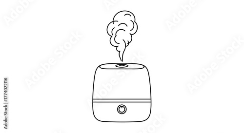 Vector25724 outline minimalist vapor