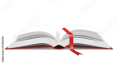 Vector25769 open book red