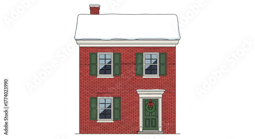 Vector25787 flat winter holiday