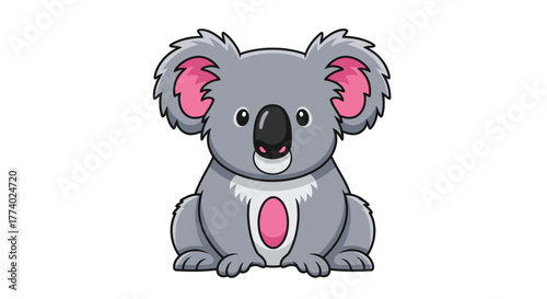 Vector25824 cartoon cute koala
