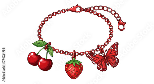 Vector25842 charm bracelet jewelry