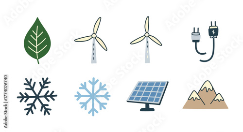 Vector25951 flat eco energy