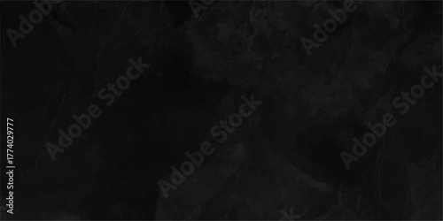 Old dark grunge wall paper texture with black chalkboard smoke pattern background