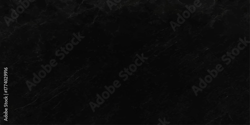 Dark, rough black paper texture with a blank vintage grunge surface background