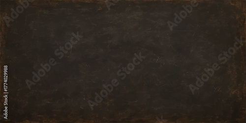 Dark brown old paper texture, a blank vintage parchment wall backdrop with a rough grunge pattern design