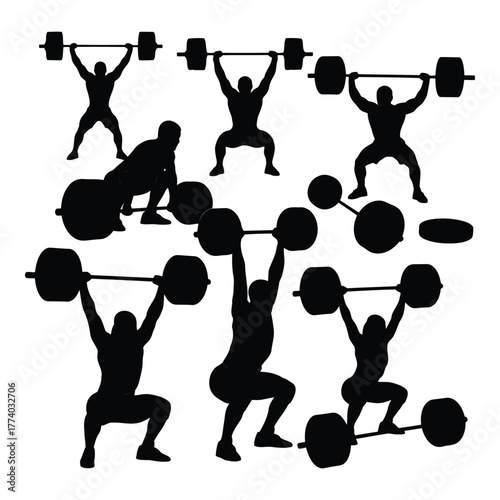 Weightlifting silhouette